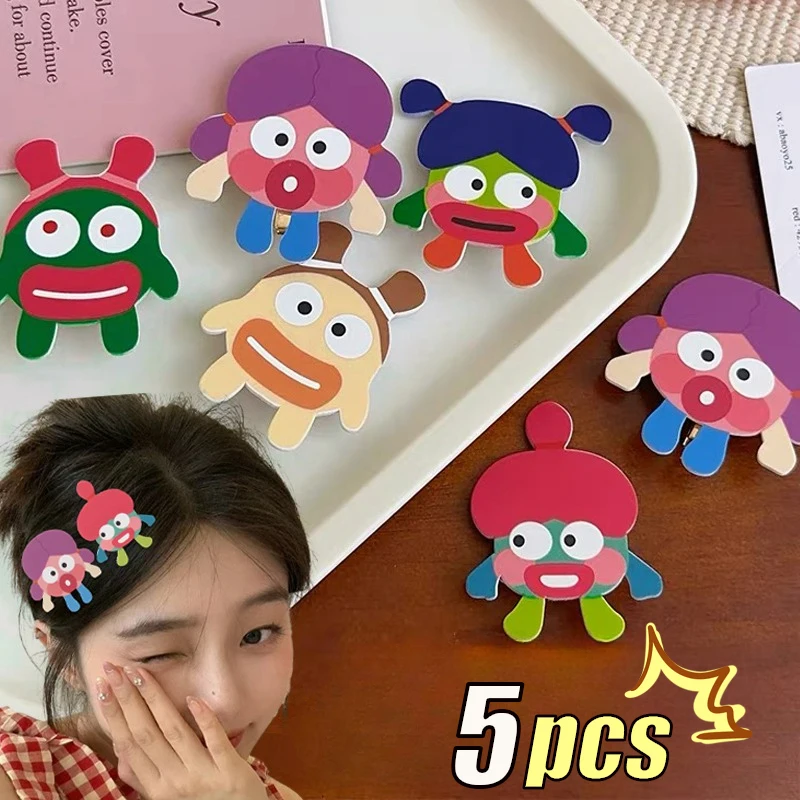 

Sausage Mouth Hair Clip Funny Cartoon Big Mouth Duckbill Clip Creative Ugly Doll Bangs Side Hairpins for Women Fashion Headwear