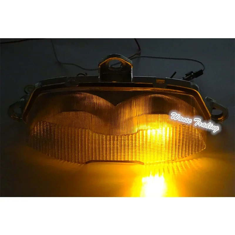 waase E-Marked задний тормозной сигнал поворота встроенный светодиодный прозрачный