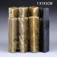 seal cutting stone qingtian dotted ink stone seal material 1x1x5cm