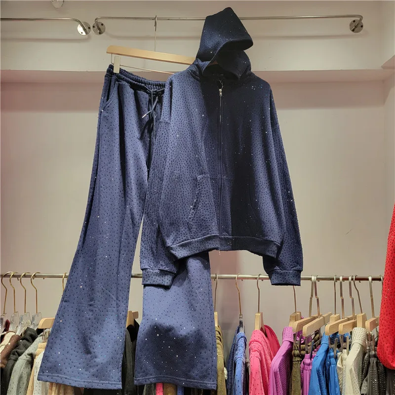 Осень-зима 2024 новый американский тяжелый промышленный костюм с горячими