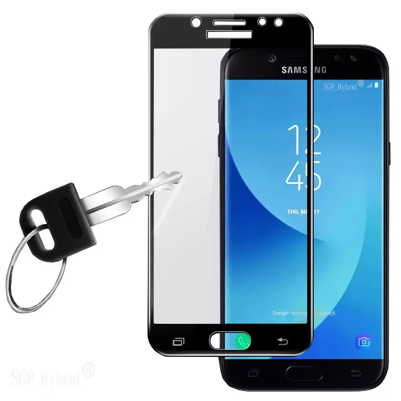 3D Full Cover protective Glass on J4 2018 Tempered Glass For Samsung J4 J6 2018 A6 Plus 2018 J5 J3 2016 Screen Protector A7 2018
