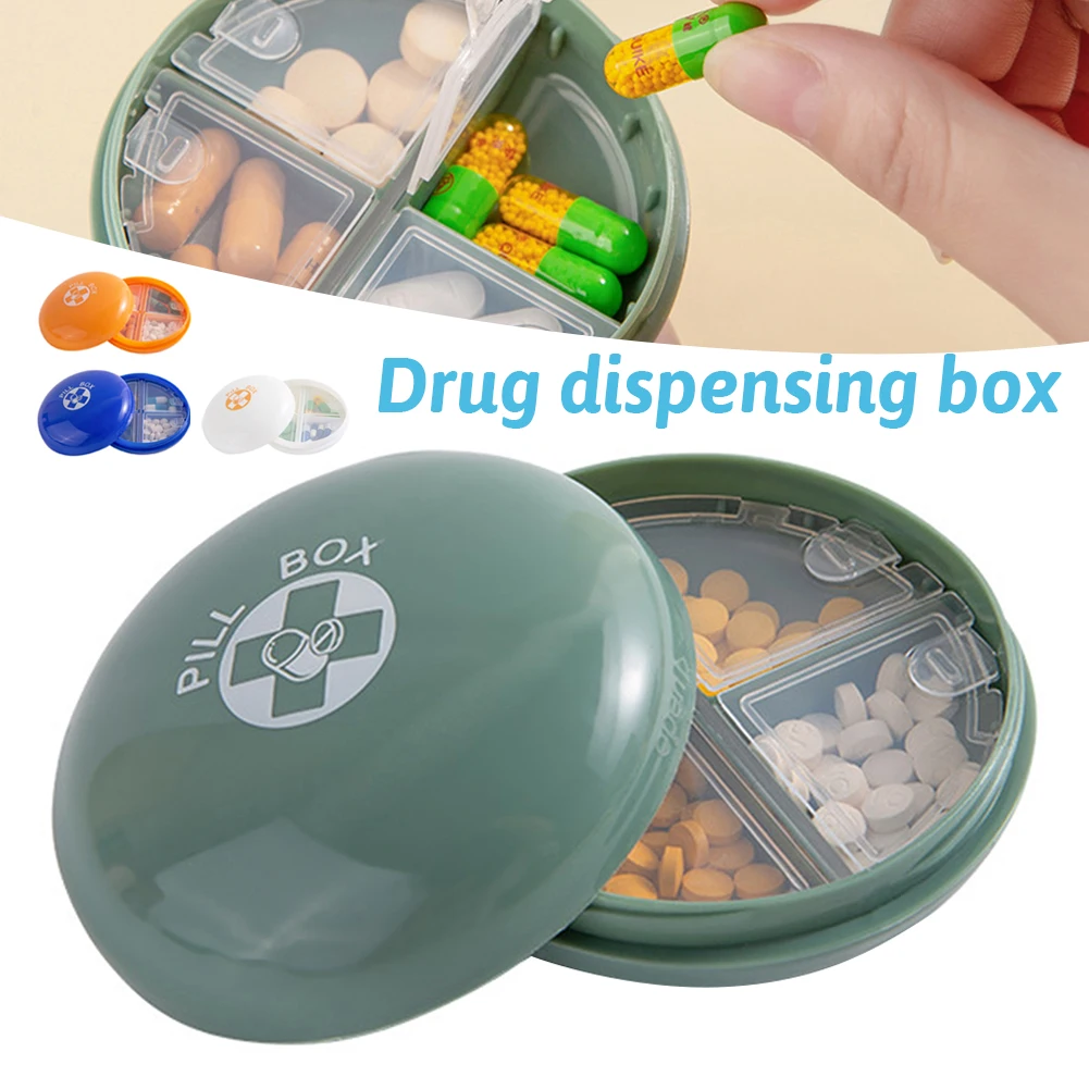 

Storage Box Food-grade Materials For Travel Convenient Medicine Packing Box Mini Carry-on Pill Storage Box Macaron Pill Box