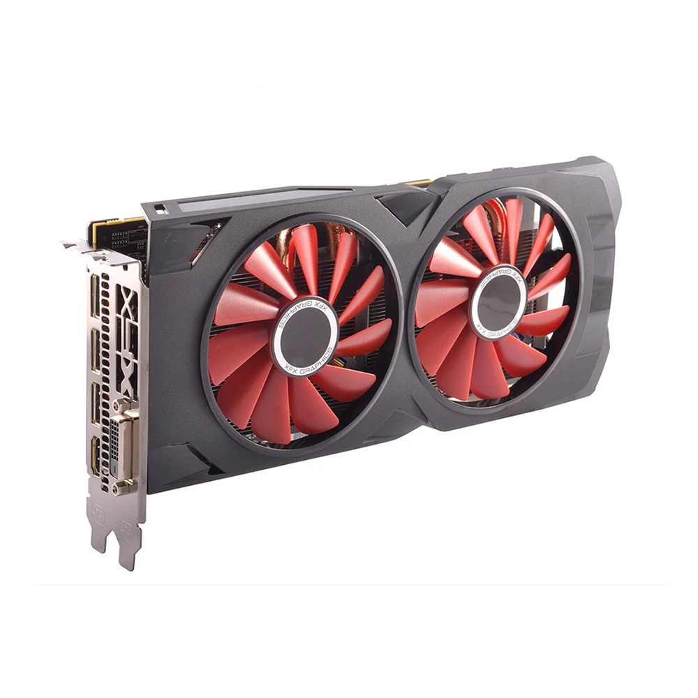 RX 580 8 ГБ 4 2 видеокарты AMD GPU Radeon RX590 570 560 550 R7 R9 370 380 видеокарта для настольного ПК