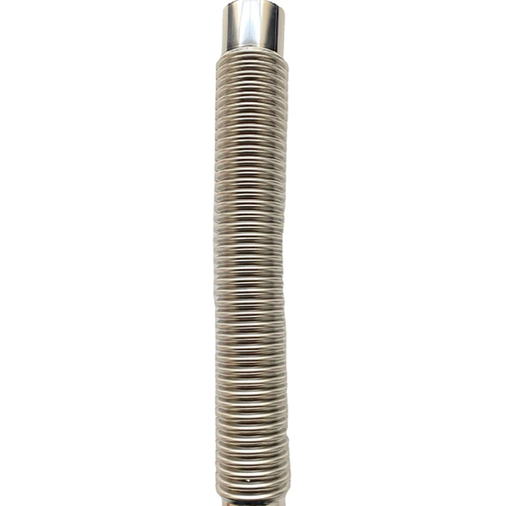 

Outdoor Camping Stove Chimney Flue Winter Heating Furnace Corrugated Tube Pipe Curved Heating Stainless Steel Stove Accessories