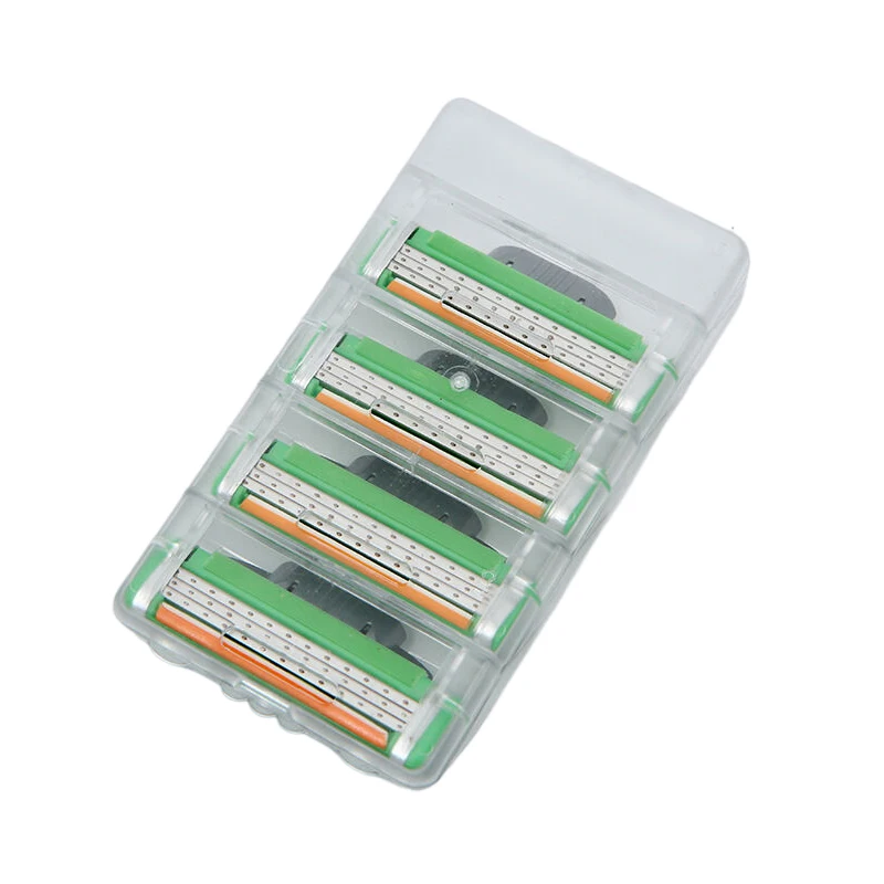 Классическое зеленое 3-слойное лезвие для бритвы ручное старинная бритва из