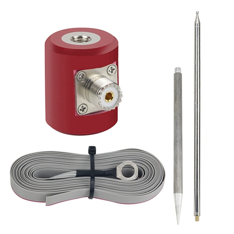 

5M/16.4FT 14M-30Mhz 300W Stainless Steel 1/4 Wavelength Radio Antenna QRP Antenna For USDX Radio