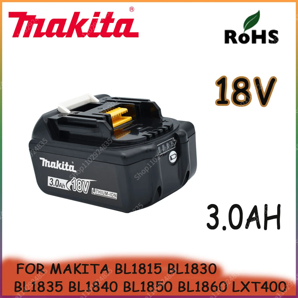 

18V 3.0AH ADAPTS Makita 18V lithium battery for Makita all kinds of 18V power tools imported cell endurance