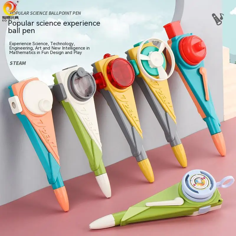 

Набор для научных экспериментов для детей, обучающие игрушки для изучения науки, канцелярские принадлежности, гелевая ручка, приз для школь...