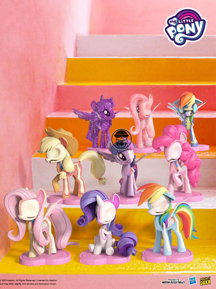 

Hasbro MightyJaxx My Little Pony Rainbow Dissectibles Action Figure Ornaments Blind Box Collection Children Gifts