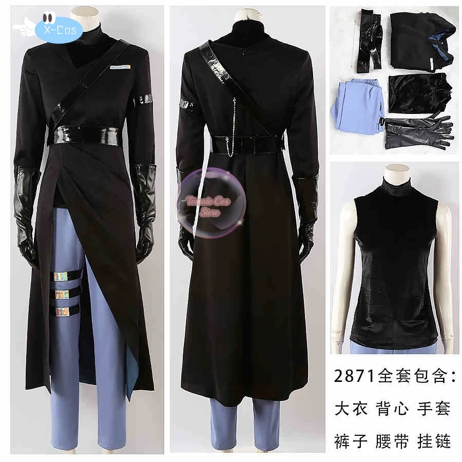 Anime Alien Stage Roleplay Ivan Cosplay Costume Halloween Christmas New Year Party Wig Cloak Cape Shirt Pants Cos