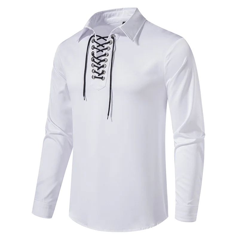 

Мужская рубашка в средневековом стиле, в викторианском стиле