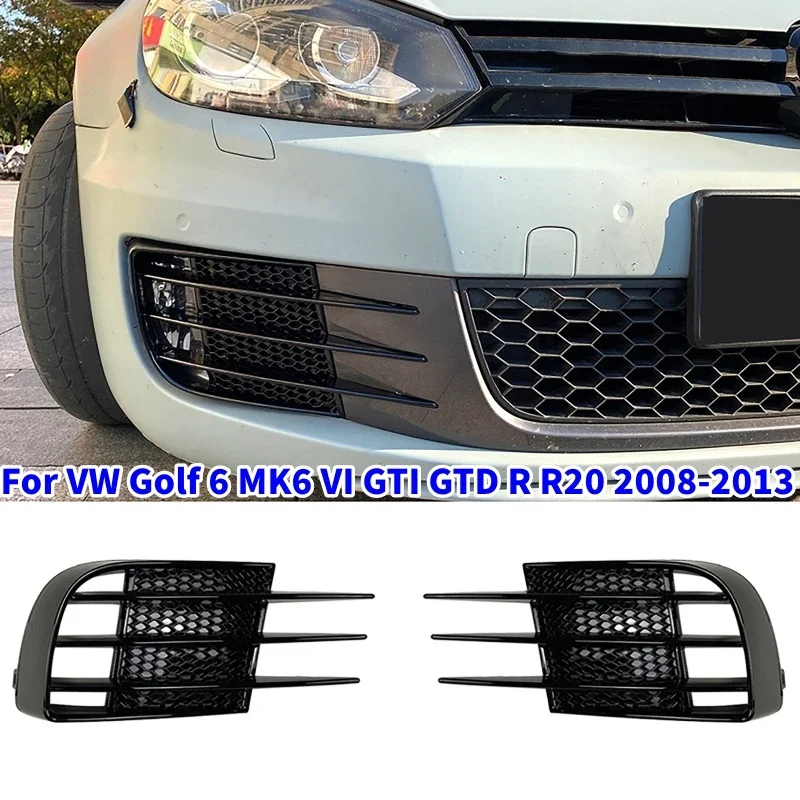 1 пара передний противотуманный бампер для VW Golf 6 MK6 VI GTI GTD R R20 2008-2013