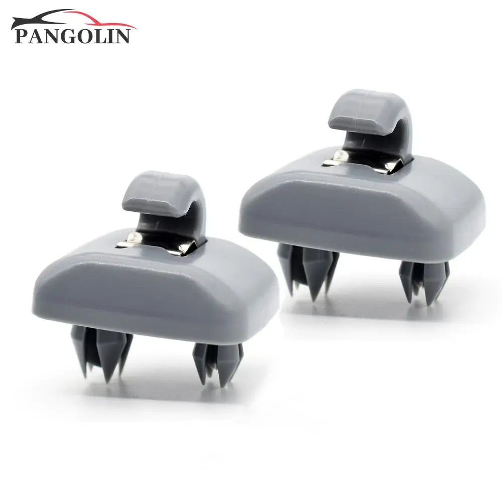 

2pcs Sun Visor Clips 8U0857562A for Audi A1 A3 A4 A5 Q3 Q5 S3 S4 S5 TT Gray Sun Visor Hooks Auto Interior Parts