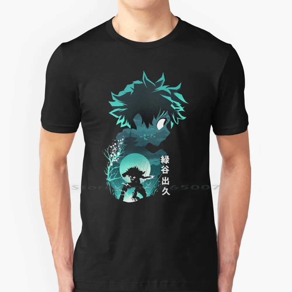 

Izuku Midoriya T Shirt 100% Cotton Boku No Hero Academia Mha Anime All Might Deku Bakugo Katsuki Midoriya Izuku Aizawa Shouta