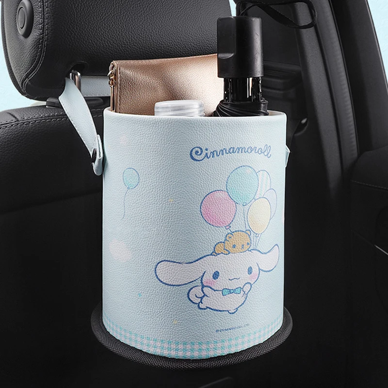 Кавайная аниме Sanrio Cinnamoroll My Melody Автомобильная мусорная корзина мультяшное милое автомобильное ведро для хранения многофункциональная Водонепроницаемая коробка для хранения (art.: 3920c2b8e7d4f) - 3920c2b8e7d4f