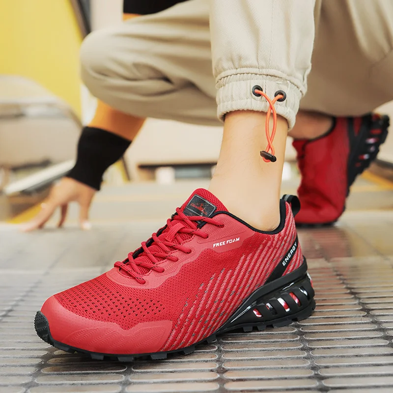 Mens Fashion Multi-sports Sneakers Walking Trail Running Shoes Outdoor Gym Shock-absorbing Training Shoes