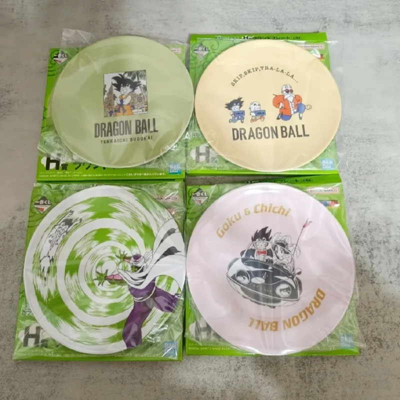 Фото Тарелка для ужина Bandai Dragon Ball Ichiban Kuji с забавными мультяшными персонажами, меламиновая тарелка, подарок на день рождения, игрушки №1