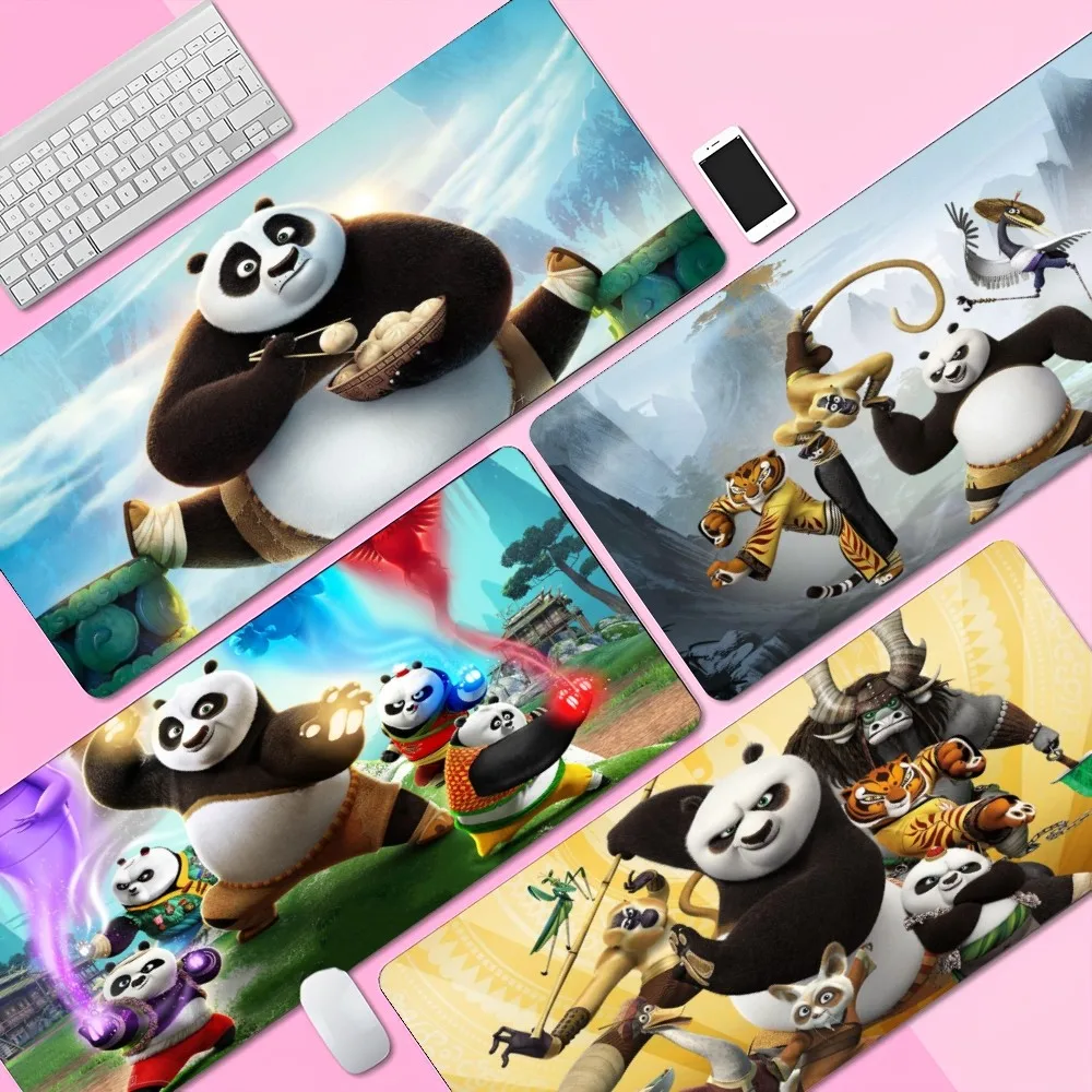 Кунг крутой F-Fu Panda красивый прочный резиновый коврик для мыши размер коврика