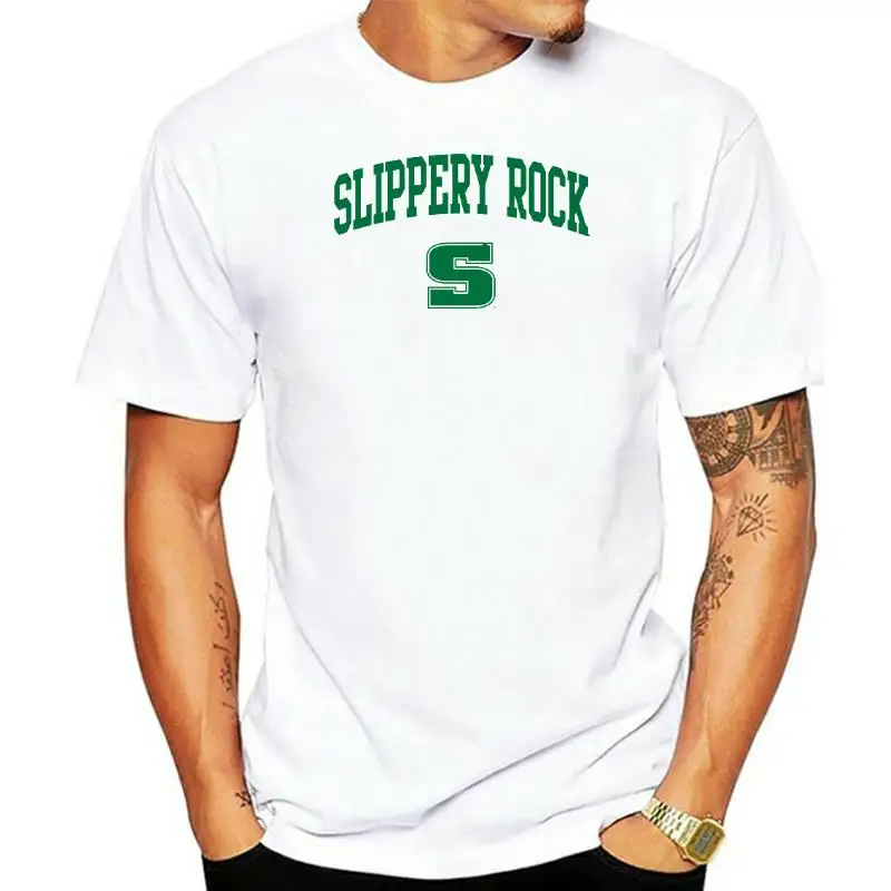 

Slippery Rock University Arch Logo Licensed Unisex Tee - White