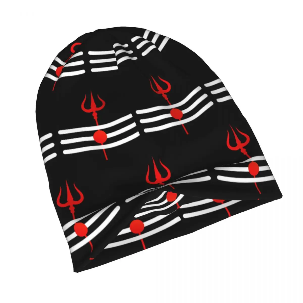 Шива Индуистский Бог Индия Линам Тришул Теплая вязаная шапка Капот Шапка Осень