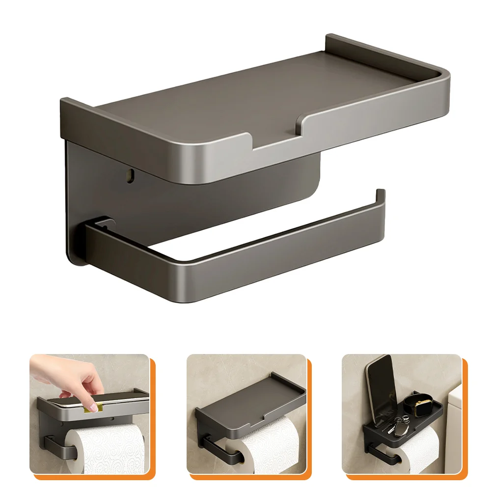 

Металлический простой настенный держатель рулона Диспенсер держатель для хранения для ванной комнаты