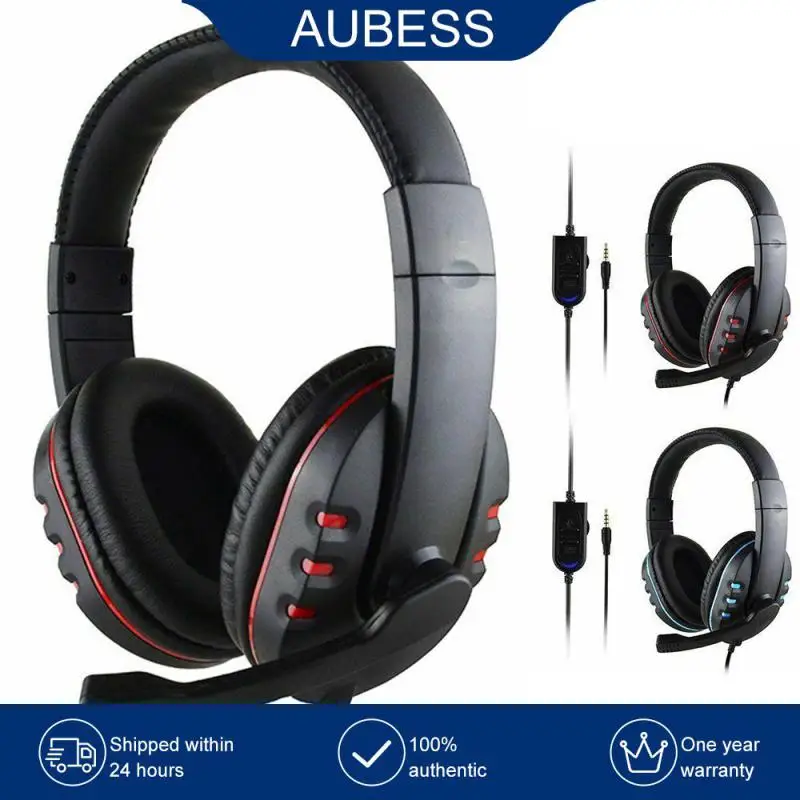 

5020khz E-sports Subwoofer Wired With Microphone Headphone High Quality Stereo Surround New 2023 3.5mm Earphones High Fidelity