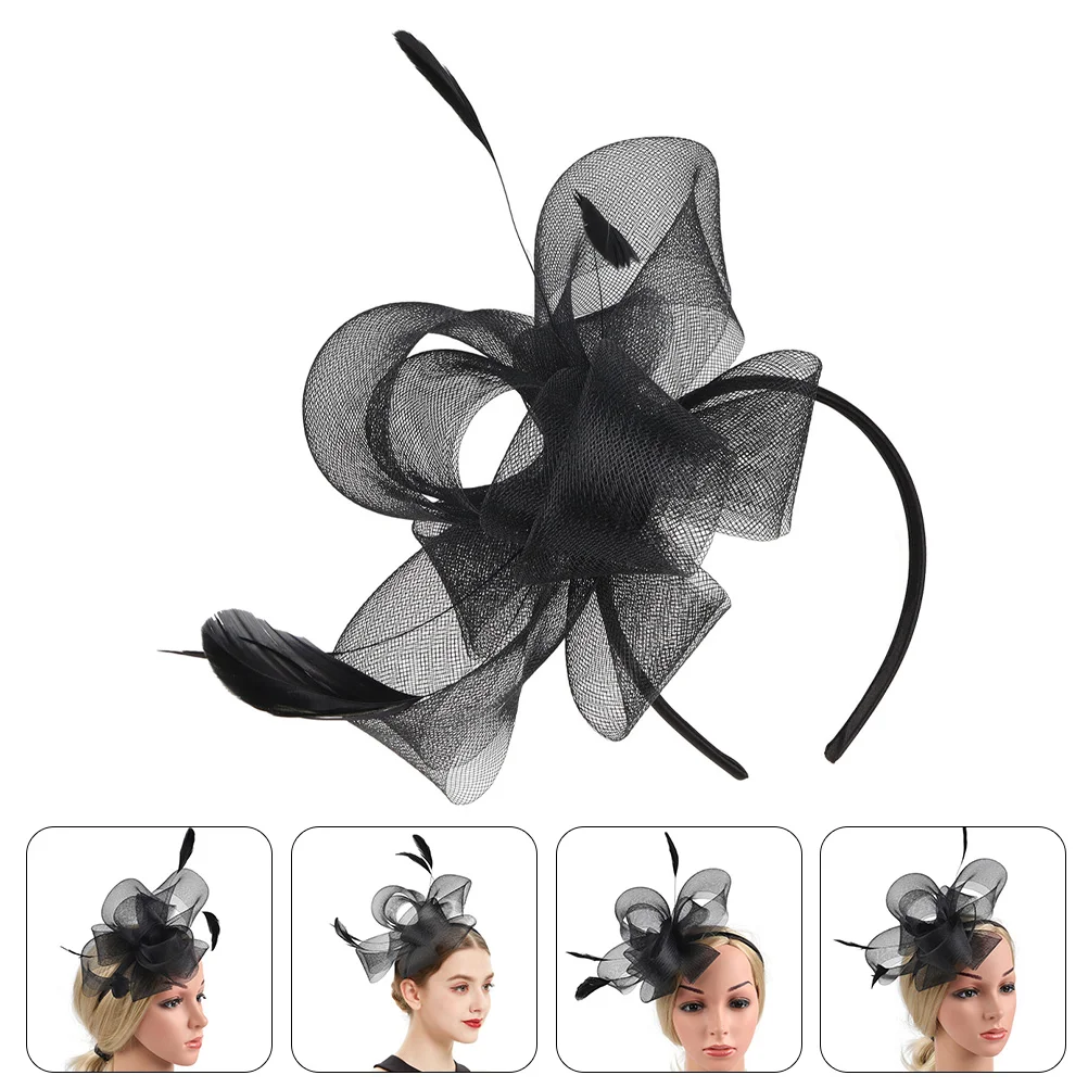 

1 Set Fascinator Hat Headband Hair Clip for Cocktail Tea Party Wedding Banquet
