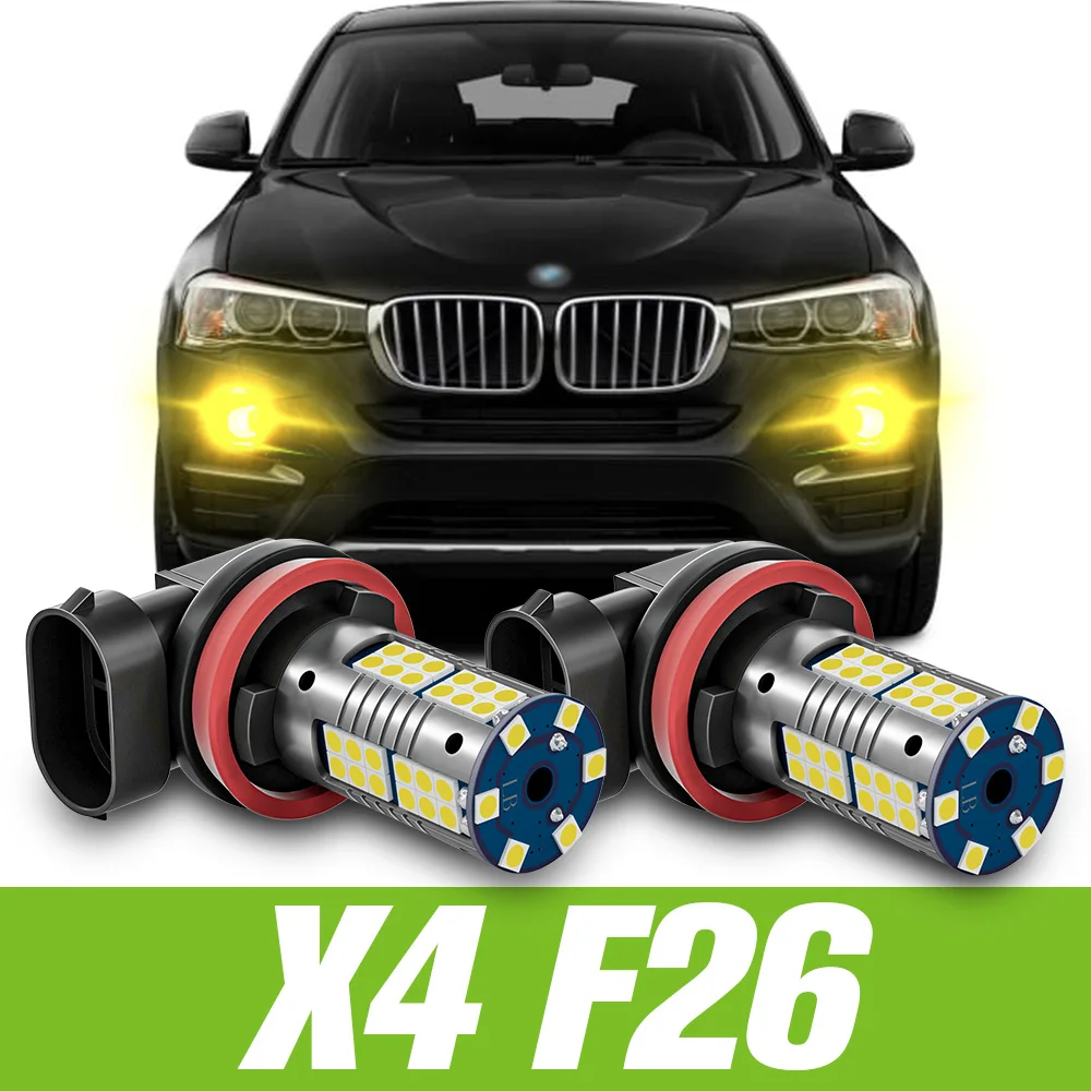 

2pcs For BMW X4 F26 LED Fog Light 2014 2015 2016 2017 2018 Accessories