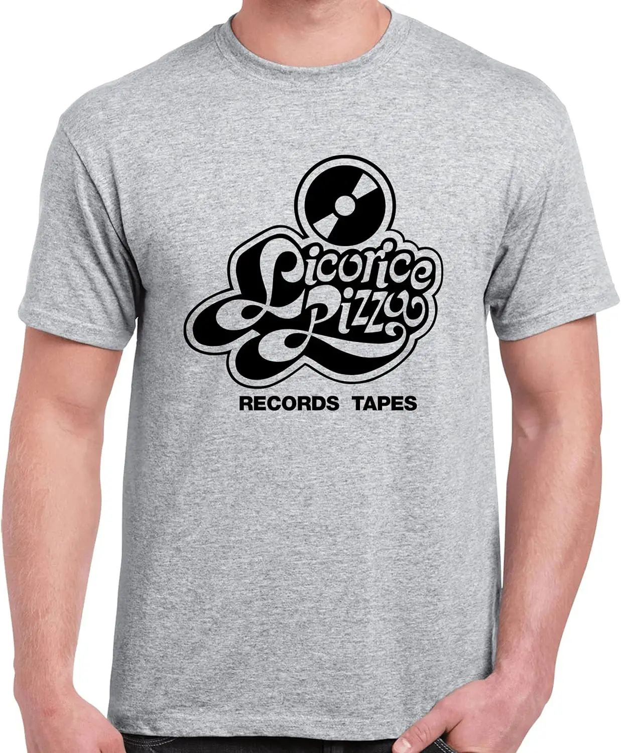 Футболка с изображением лакричника пиццы восстановленная музыкальная цепочка
