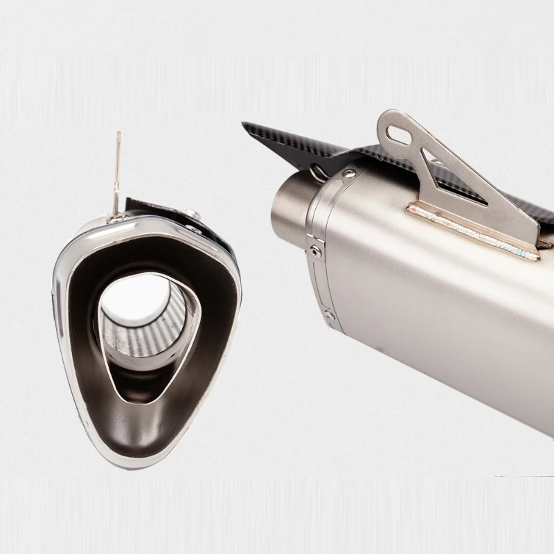 Универсальный глушитель выхлопной трубы мотоцикла 51 мм AKR для CBR650 Z900 R3 R6 MT09 K10 KTM RC