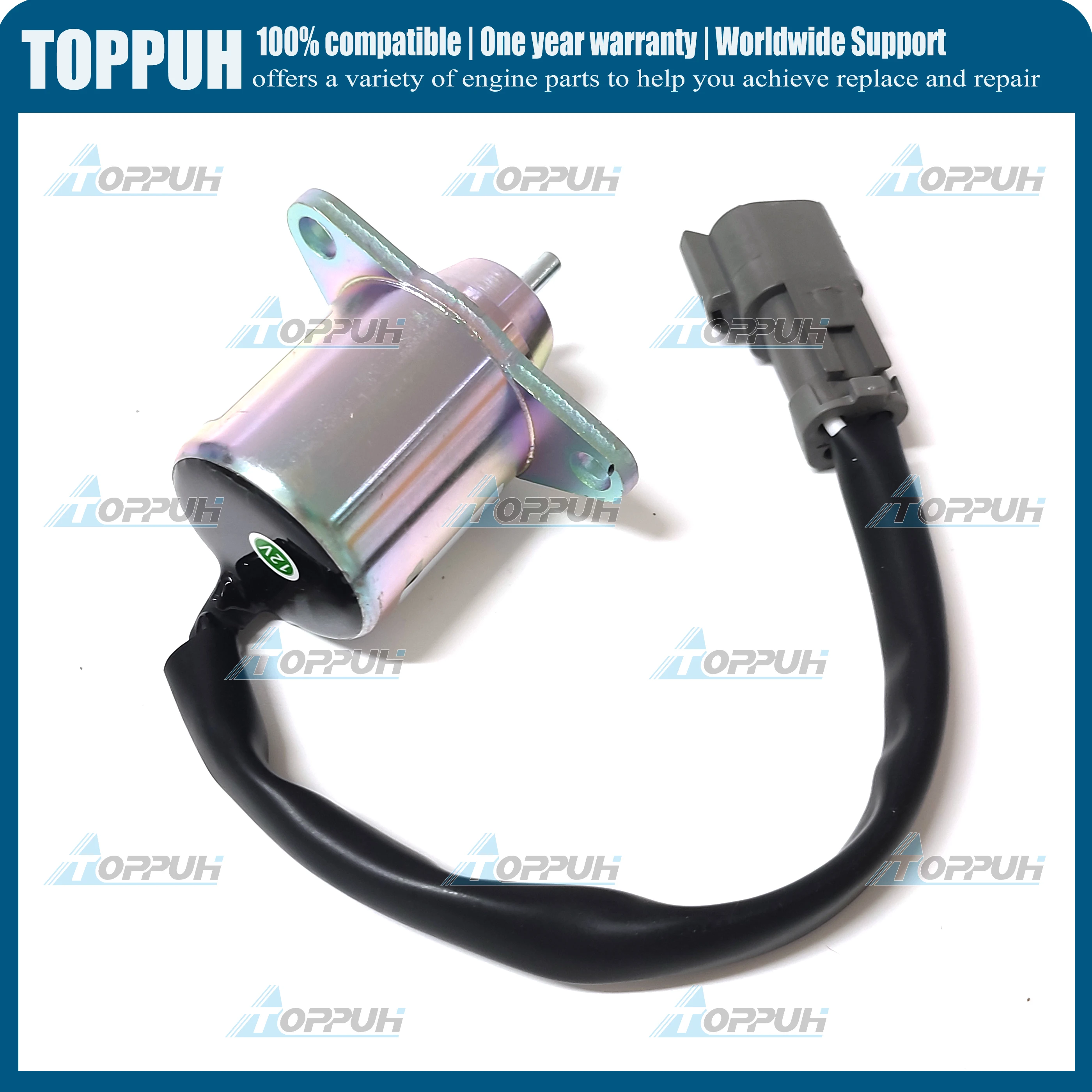 TK 41-6383 Соленоод остановки отключения 12 В для Thermo King Yanmar 41-4306 1503ES-12S5SUC11S SA-4920 SA-4564 SA-4817