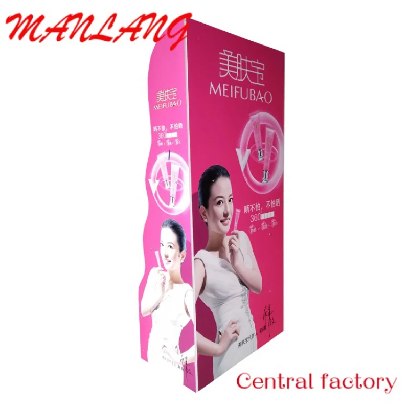 Прямая продажа Высококачественная трехслойная Полноцветная напольная стойка