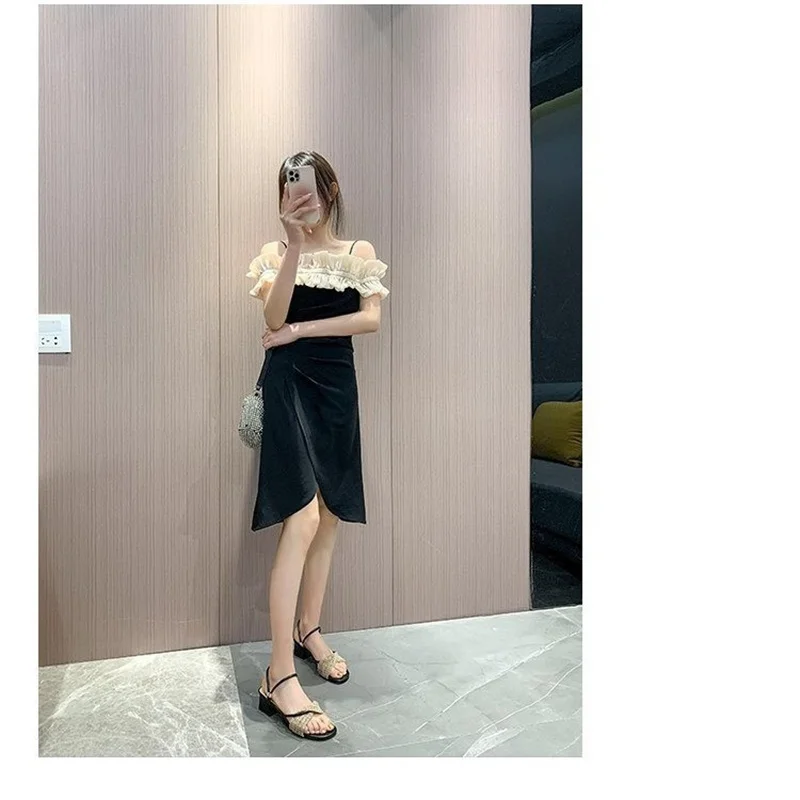 2023 New Elegant High Heels Sandals Women Summer Shoes Women Fashion Threading Methods Casual Sandals Square Heel Female Shoes