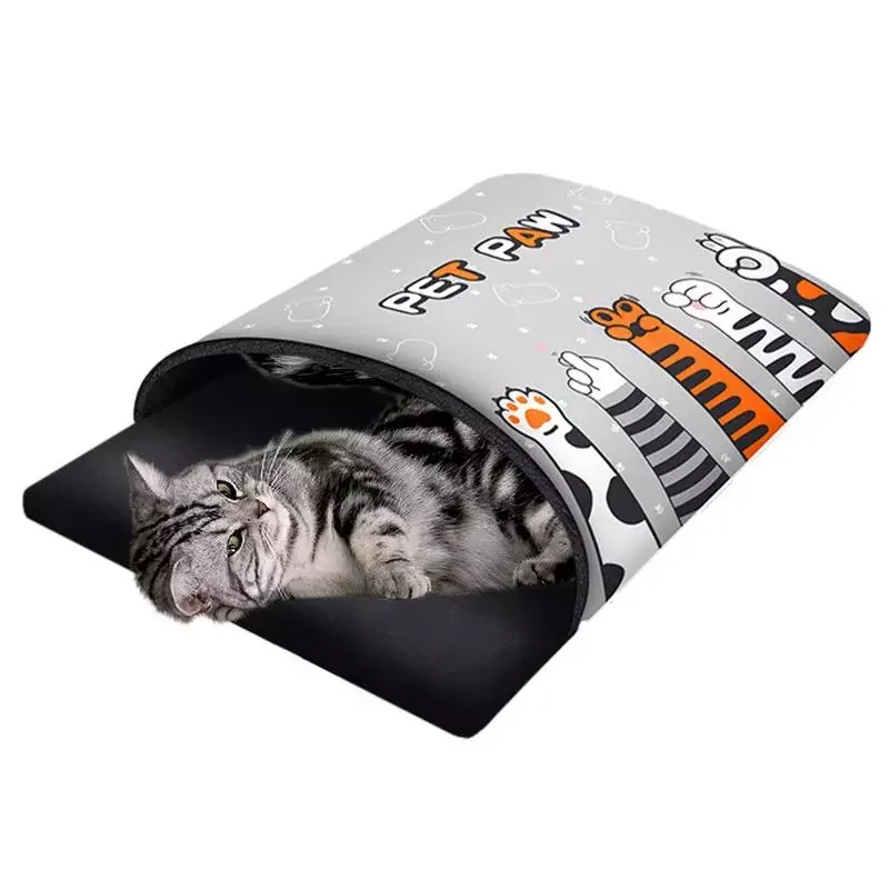 

NEW2023 Dog Bed Washable Self Warming Bed Mat Machine Washable Dog Cage Bed Pet Tent Cave Bed For Small Medium Puppies Dogs Cat