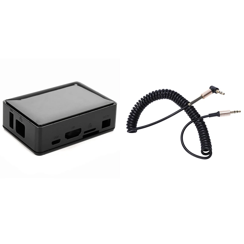 

1 шт. 3,5 мм аудио Aux кабель разъем 3,5 и 1 шт. ABS защитный чехол для Orange Pi One