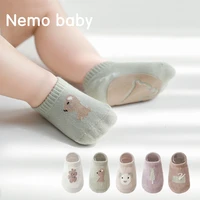 summer newborn baby socks non slip cotton girls toddler socks boys clothes accessory for 0 5 years childrens foot socks kids