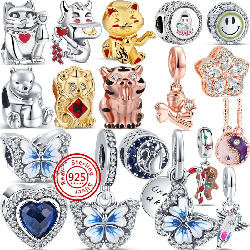 Новый 925 Серебряный кулон с изображением китайского богатства пиксу тигра все