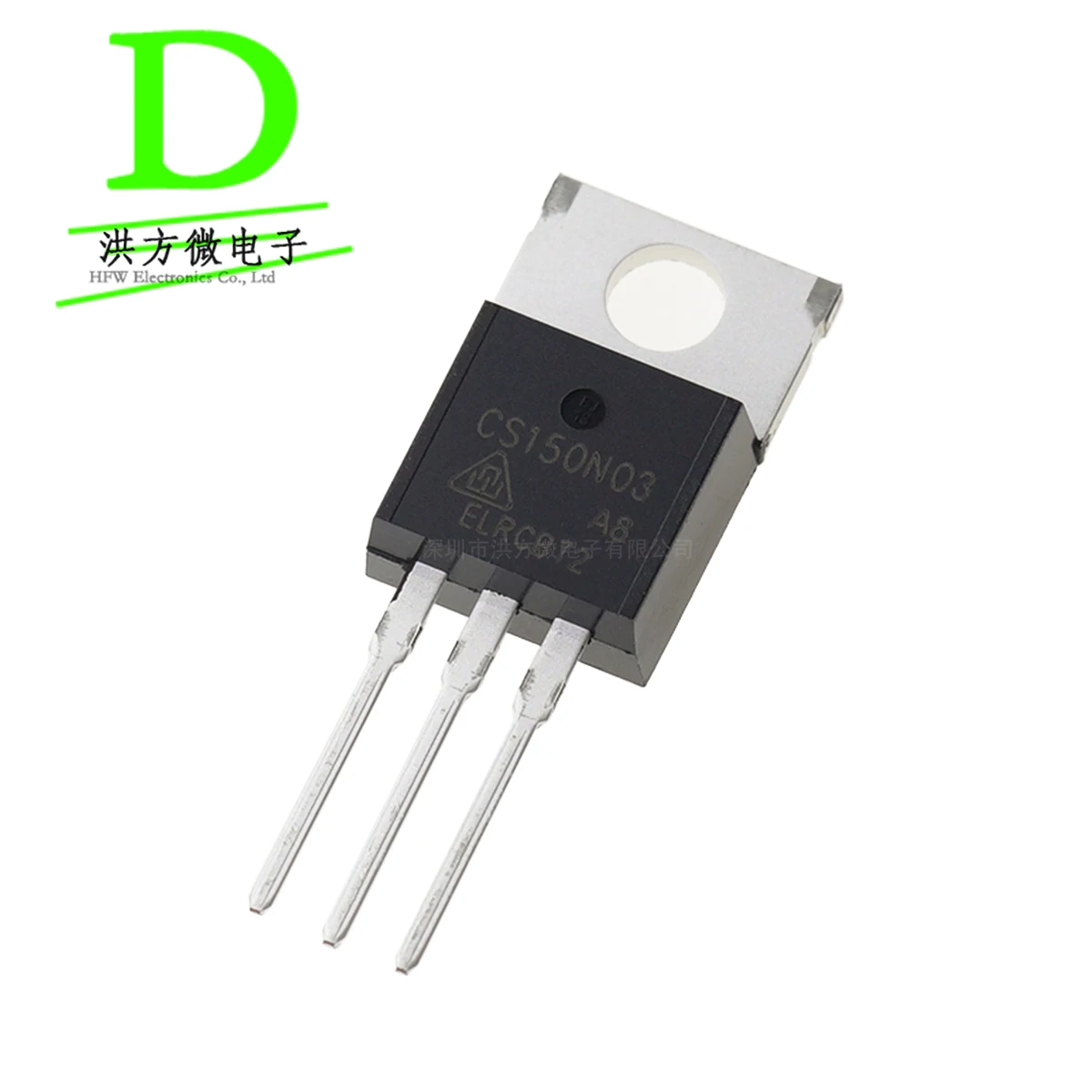 10 шт., фонарь МОП-транзистора CRMICRO, модель CS150N03A8 TO-220, 30 В, 150 А 10 шт., фонарь МОП-транзистора CRMICRO, модель CS150N03A8 TO-220, 30 В, 150 А