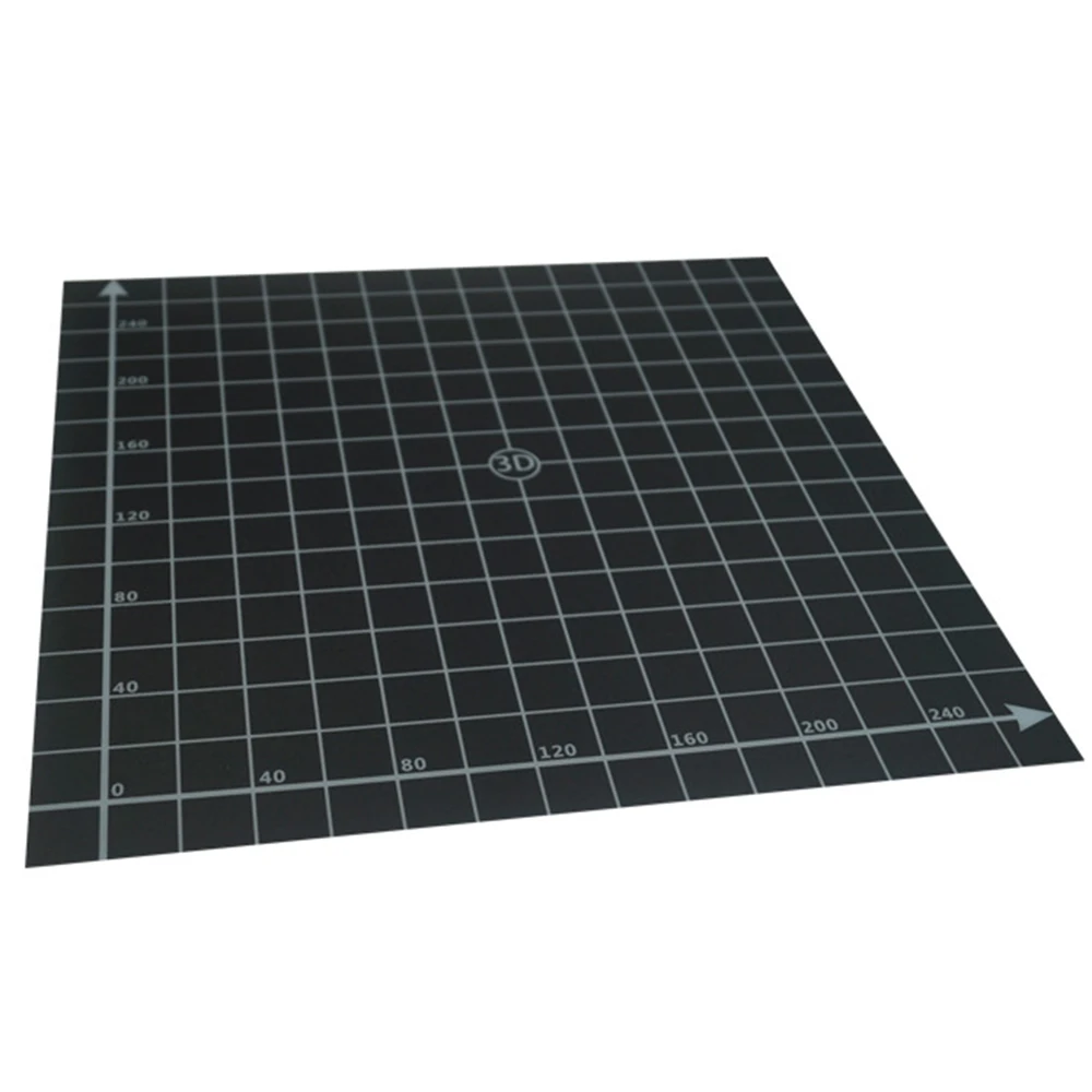 

3D Printer Accessories Heat Bed Paper 300*300 Platform Sticker Hot Bed Masking Adhesive with 1:1 Coordinates for CR10 3D Printer