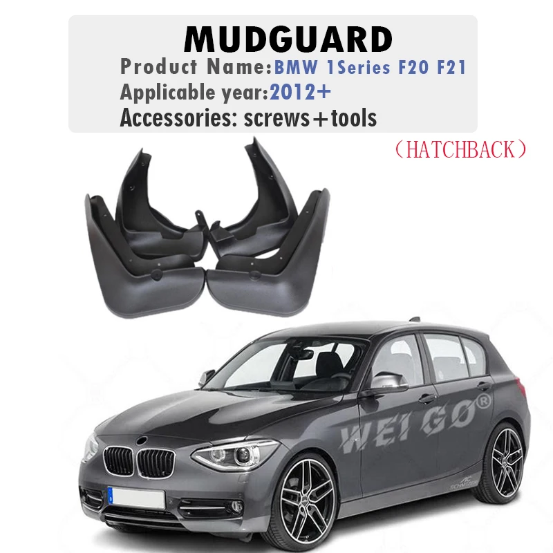 

2012 2013 2014 2015 2016 2023 ДЛЯ BMW 1 серии F20 F21 F40 Брызговики на крыло Брызговики Автомобильные аксессуары 4 шт.