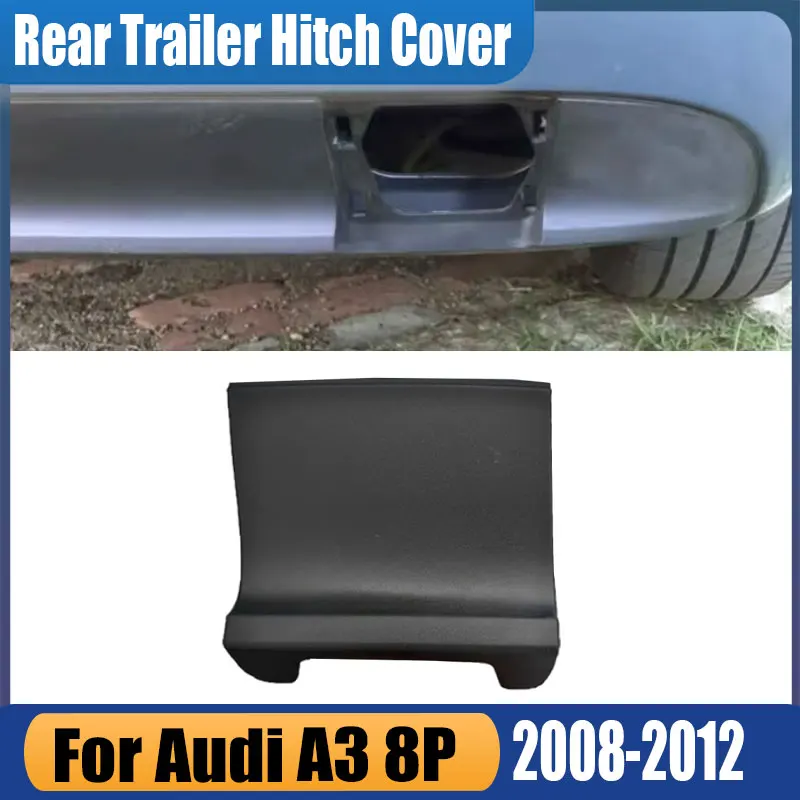 Фото Для Audi A3 8P 4-дверный Sportback 2008-2012, 1 шт., заглушка буксировочного крюка заднего бампера, аксессуар для автомобиля, 8P0807441C №2