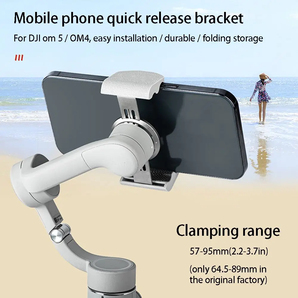 

Accessories Quick Release Phone Holder Magnetic For DJI OM 5/4/SE PTZ Bracket Extension Buckle