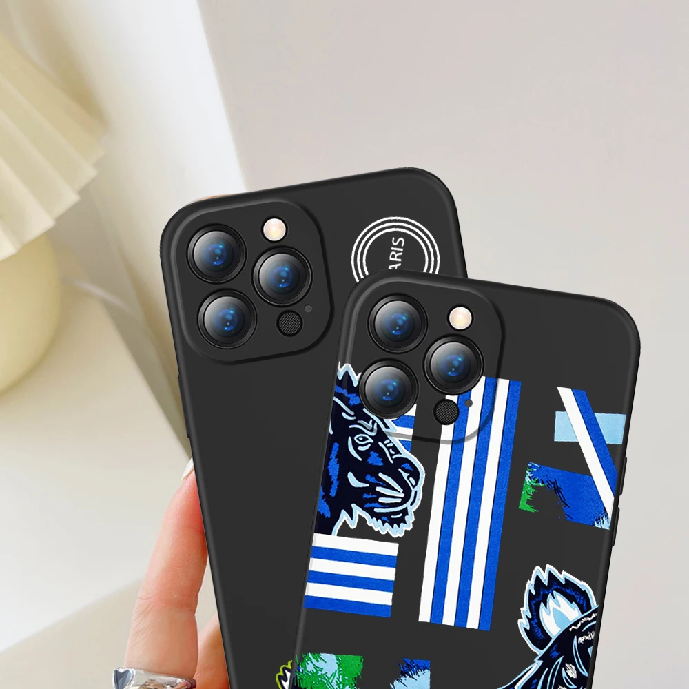

For IPhone14 Luxury Brand Phone Case for Apple IPhone 11 12 13 Pro 12 13 Mini X XR XS Max 7 8 Plus Design T-Tiger Shell Cover