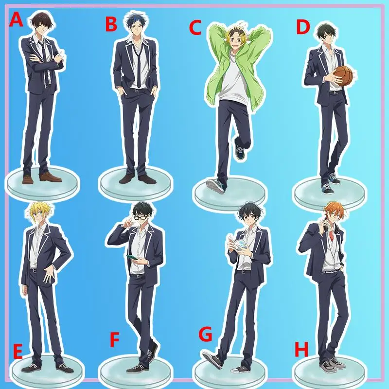 

Anime Stand Sasaki to Miyano Ogasawara Jirou Tashiro Gonzaburou Acrylic Figure Display desktop decoration 15cm