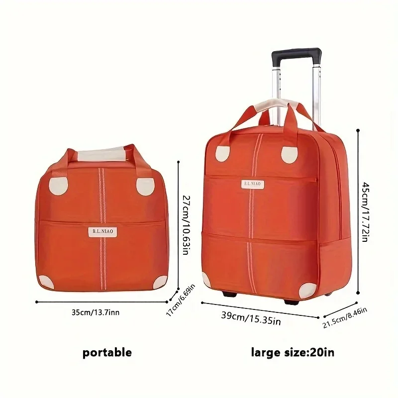 Мужские и женские сумки на колесиках портативный дорожный чемодан с