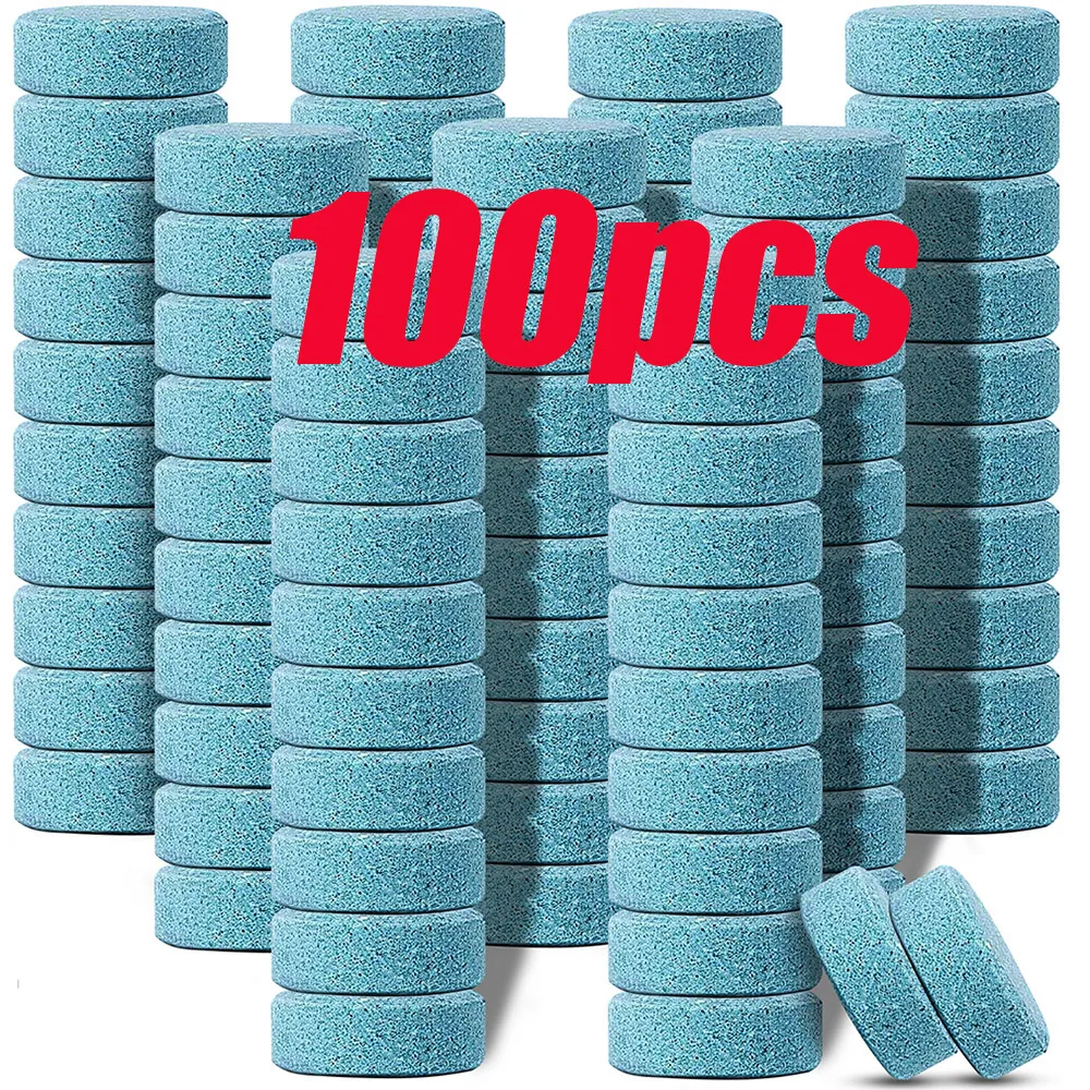 

30/60/100 шт., шипучие таблетки для автомобильного стеклоочистителя