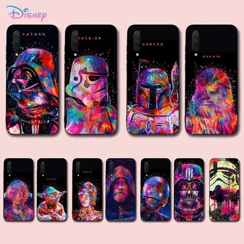 

Disney Star Wars Watercolor Phone Case for Xiaomi mi 8 9 10 lite pro 9SE 5 6 X max 2 3 mix2s F1