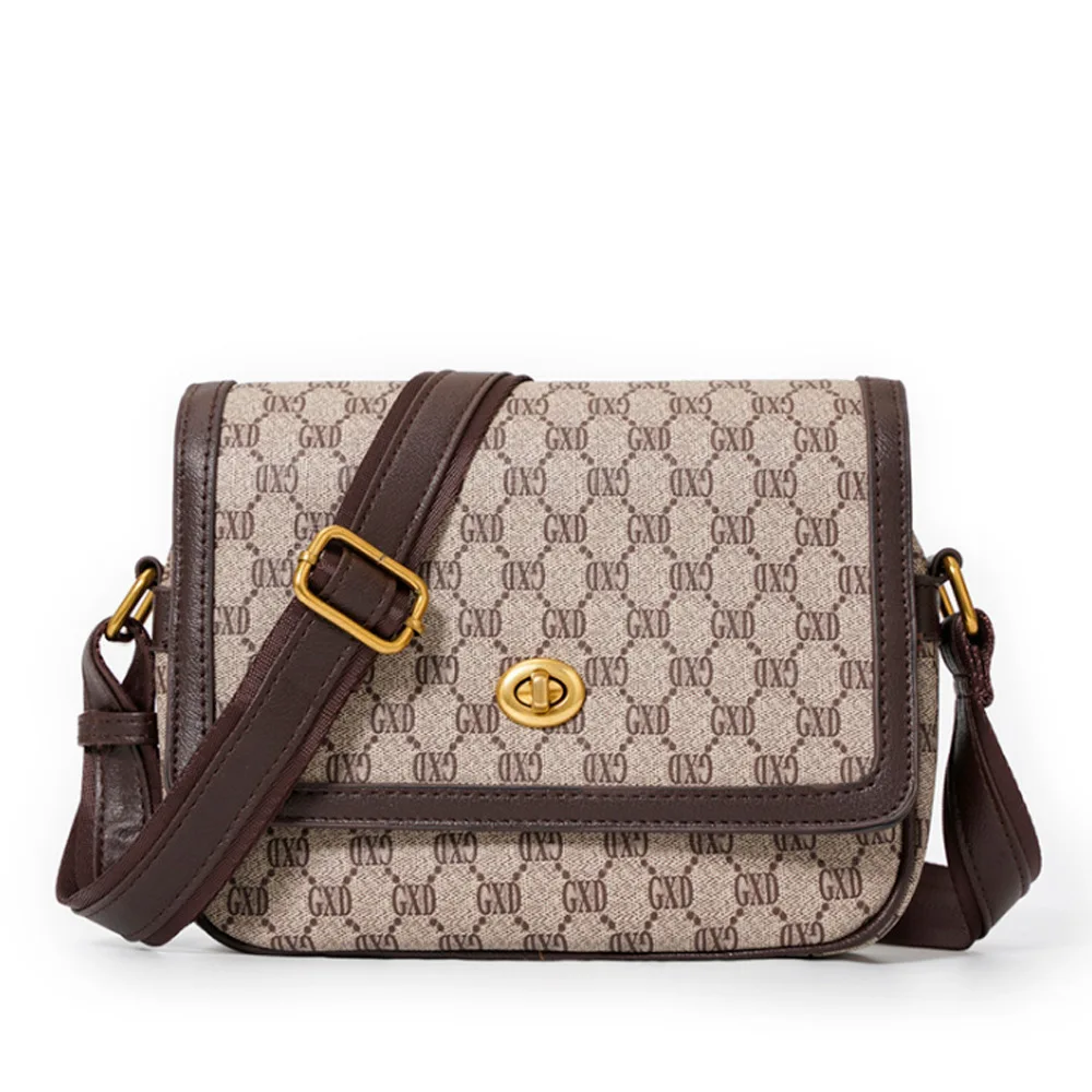 

New Luxury Brand Design Men Mini Messenger Bag Letter Plaid Leather Shoulder Crossbody Bag Women Sling Bag Satchels Sac Homme