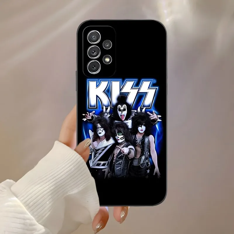 America Kiss Rock Band Phone Case For Samsung S22 S21 S20 S30 S9 S10 S8 S7 S6 Pro Plus Edge Ultra Fe Soft Silicone Shell images - 6