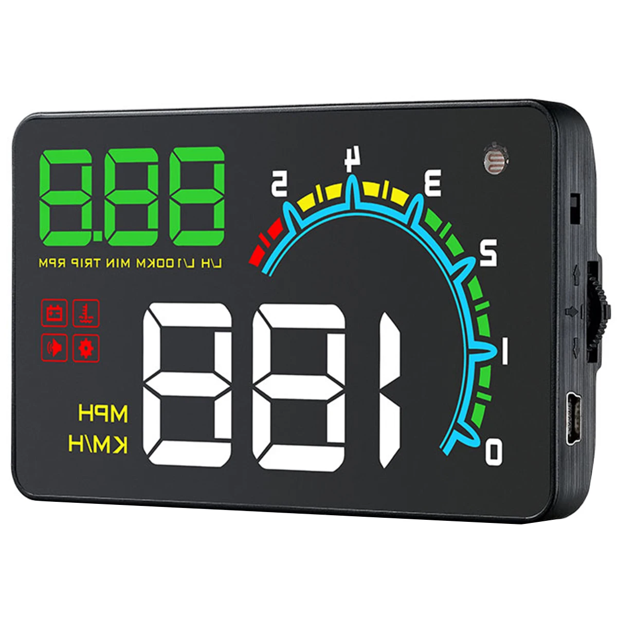 

D3000 4" Display Windshield Projector Overspeed RPM Alarm OBD2 Car HUD Speedometer Head-Up Display D3000 Car HUD D3000 Car HUD